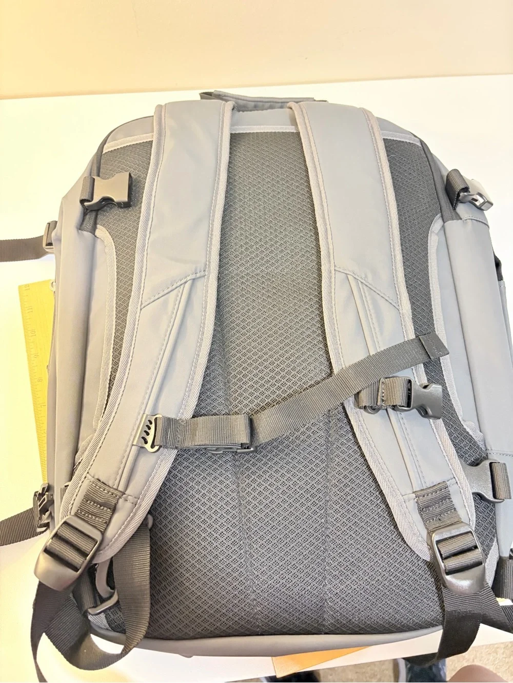 Minimalist Grey Men's Travel Backpack - Lightweight Carry